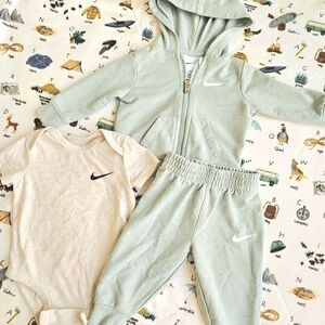 Nike Baby Hoodie and Bodysuit Set